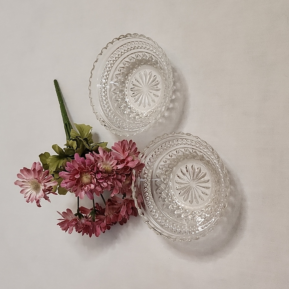 Vintage Set of Anchor Hocking Wexford Glass Bowl Set